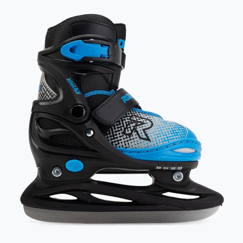Patine pentru copii Roces Jokey Ice X black/astro blue 2