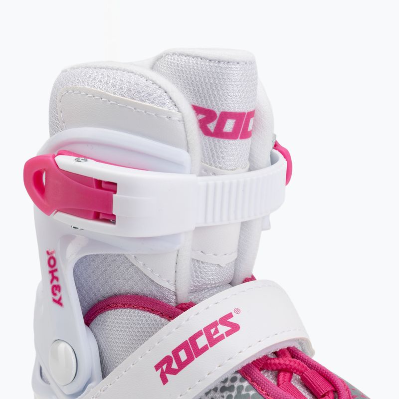 Patine pentru copii Roces Jokey Ice X white/pink 5