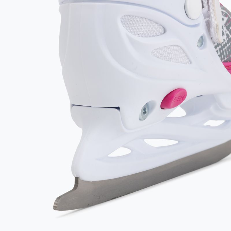 Patine pentru copii Roces Jokey Ice X white/pink 8
