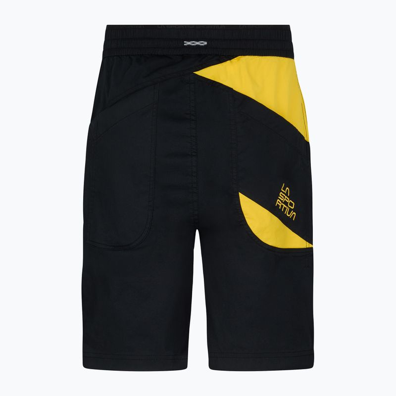 Pantaloni scurți de alpinism pentru bărbați La Sportiva Bleauser negru N62999100 2