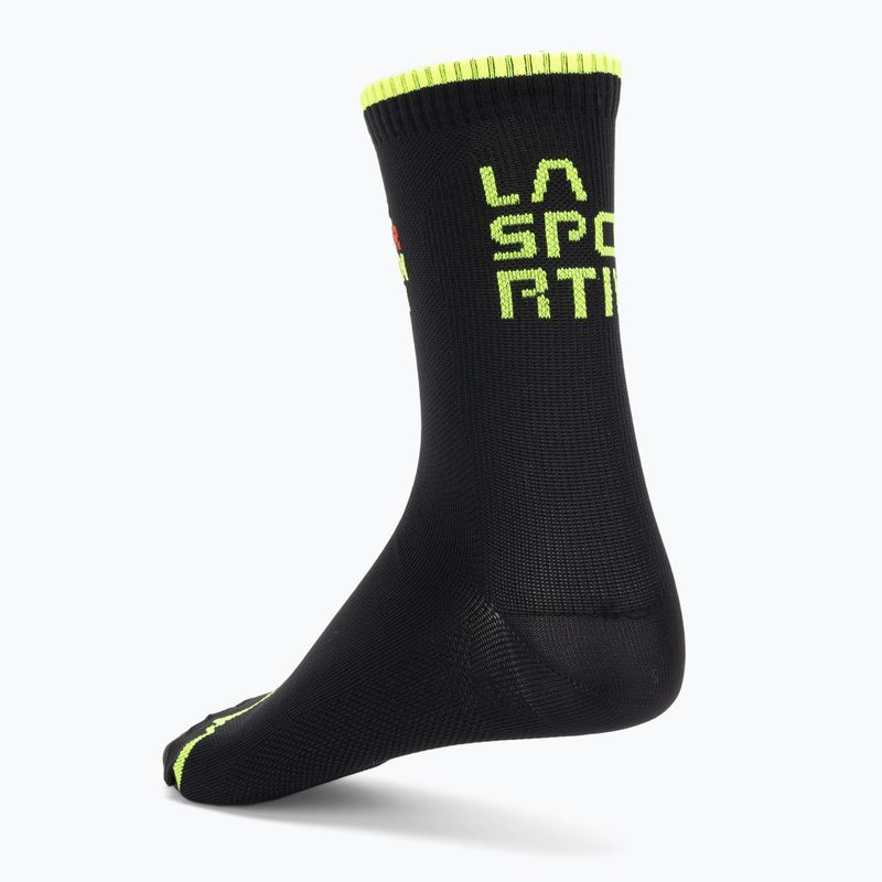 Șosete de alergat LaSportiva For Your Mountain galben-negre 69R999720 2