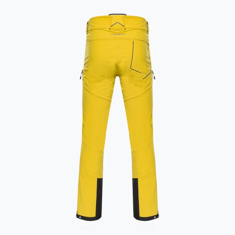 Pantaloni bărbați La Sportiva Excelsior softshell pentru bărbați galben L61723723 2