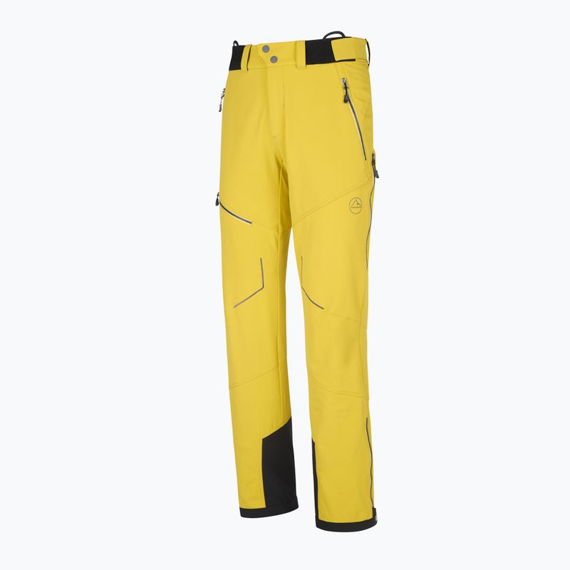 Pantaloni bărbați La Sportiva Excelsior softshell pentru bărbați galben L61723723 5