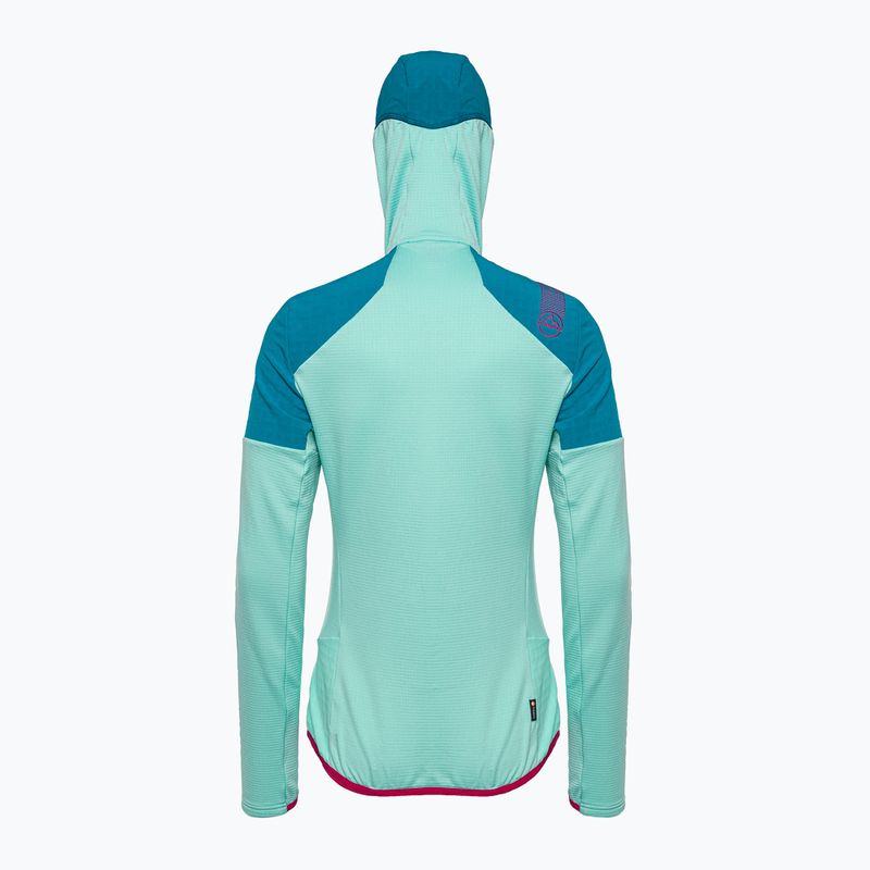 Hanorac de trekking pentru femei La Sportiva Session Tech Hoody albastru M36616635 2