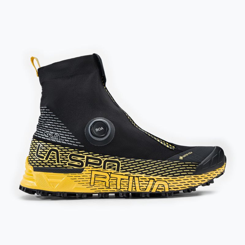 La Sportiva încălțăminte de alergare de iarnă pentru bărbați Cyclone Cross GTX negru/galben 56C999100 2