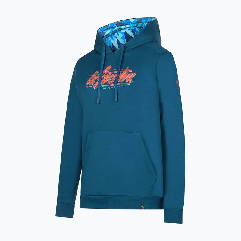 Pulover de trekking pentru femei La Sportiva Retro Hoody albastru furtună 5