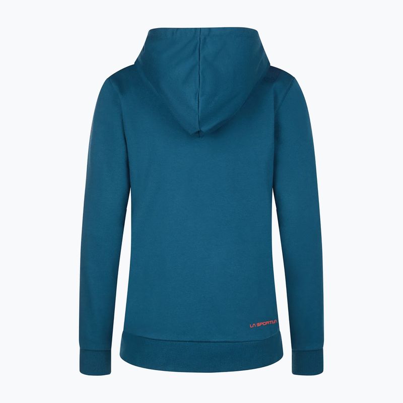 Pulover de trekking pentru femei La Sportiva Retro Hoody albastru furtună 6