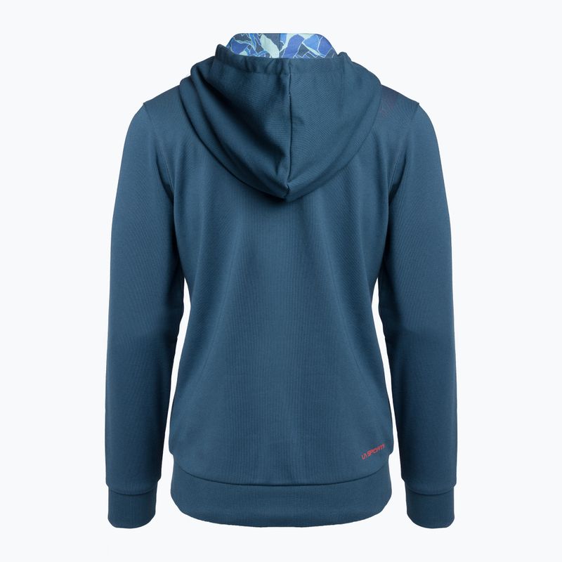 Pulover de trekking pentru femei La Sportiva Retro Hoody albastru furtună 2