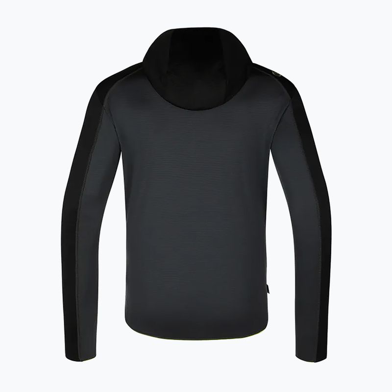 Bărbați La Sportiva Upendo Hoody carbon/lime punch trekking pulover de trekking 8