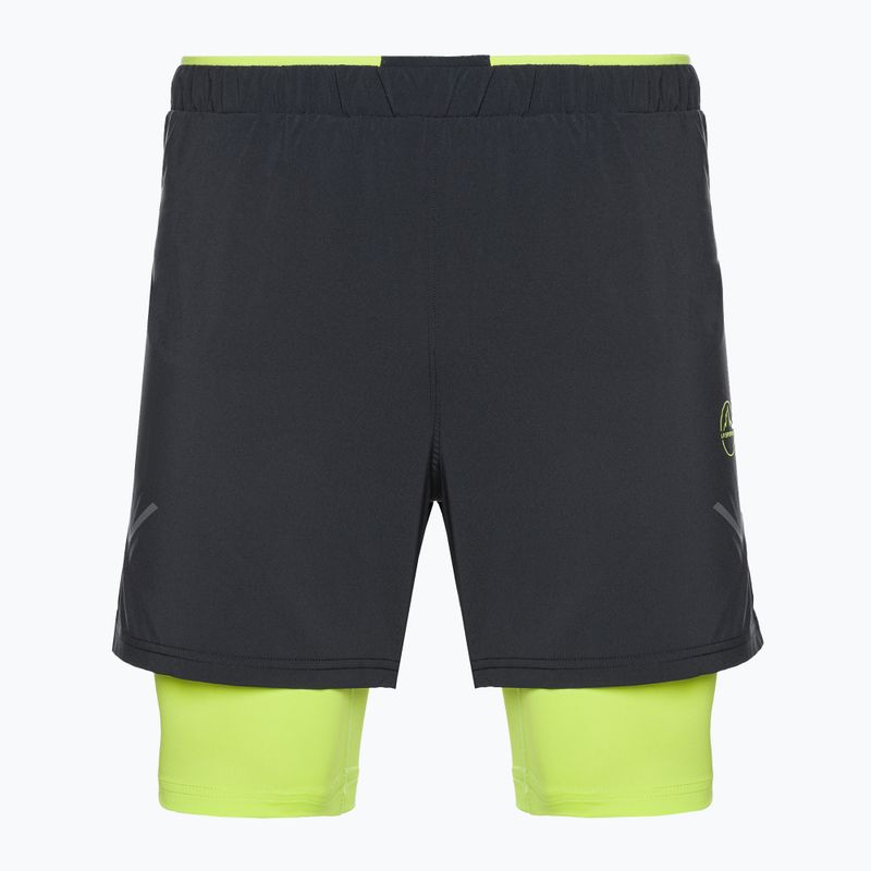 La Sportiva Trail Bite pantaloni scurți de alergare pentru bărbați negru/galben P79999729