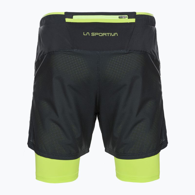 La Sportiva Trail Bite pantaloni scurți de alergare pentru bărbați negru/galben P79999729 2