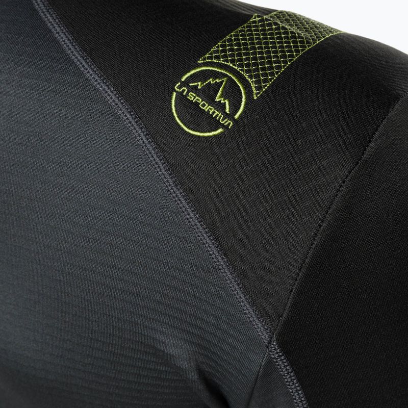 Bărbați La Sportiva Upendo Hoody carbon/lime punch trekking pulover de trekking 5