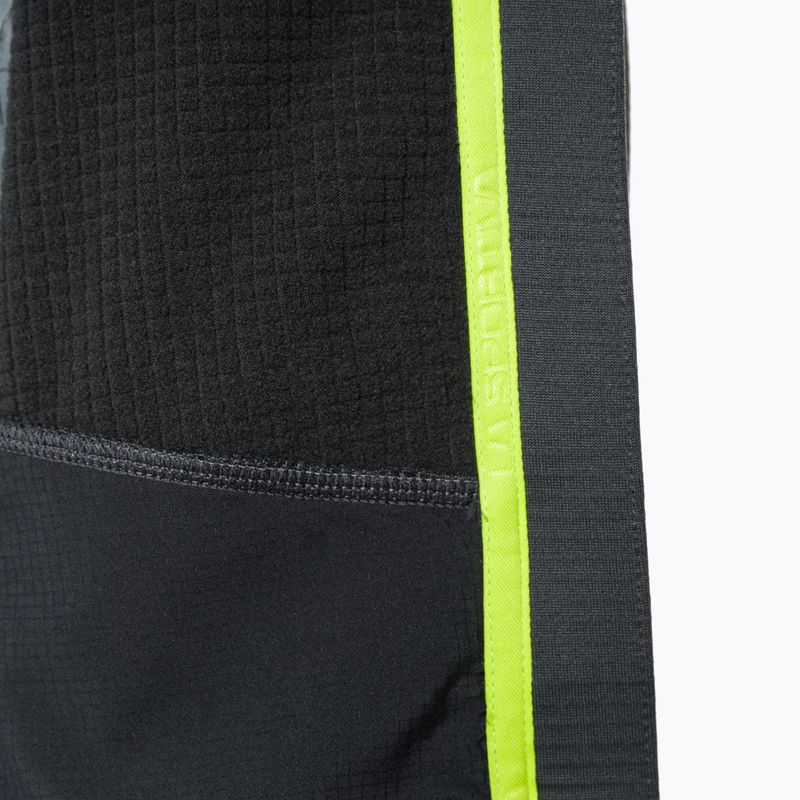 Bărbați La Sportiva Upendo Hoody carbon/lime punch trekking pulover de trekking 6