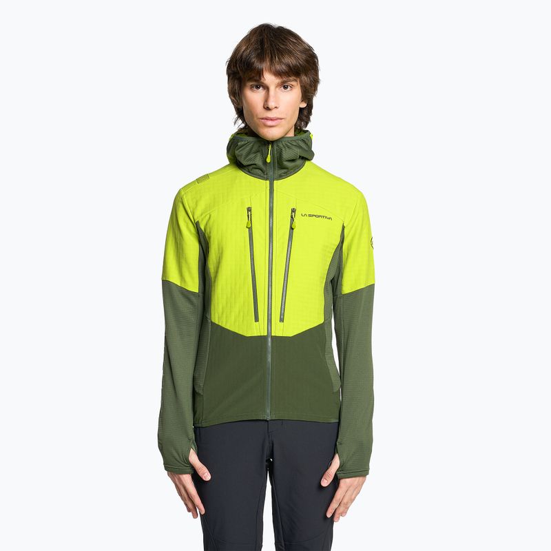 La Sportiva Session Tech Hoody pentru bărbați pădure / pumn de var pulover de trekking