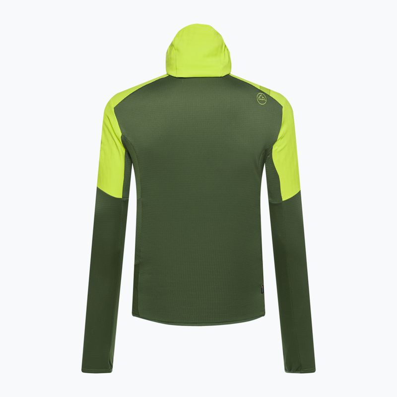 La Sportiva Session Tech Hoody pentru bărbați pădure / pumn de var pulover de trekking 7