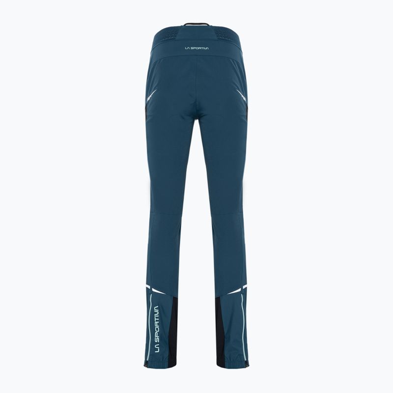 Pantaloni de trekking pentru femei La Sportiva Ikarus albastru furtună/iceberg 2