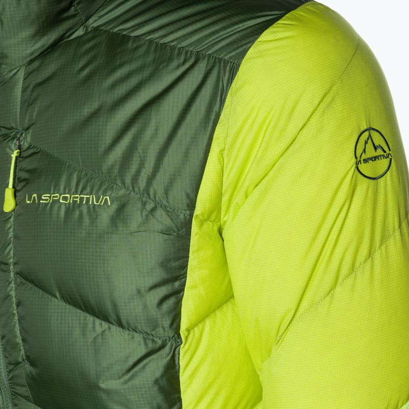 Jachetă de bărbați La Sportiva Bivouac Down forest/lime punch pentru bărbați 9