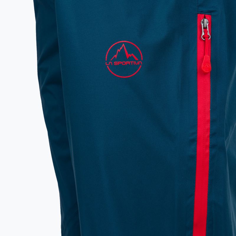 Pantaloni de drumeție La Sportiva Crizzle EVO Shell pentru femei, albastru furtună/roșii de cireșe, cu membrană, pentru drumeții La Sportiva Crizzle EVO Shell 3
