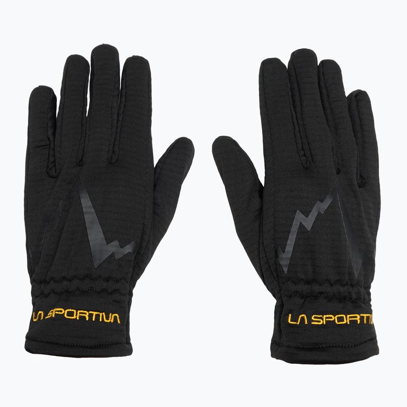 La Sportiva Stretch negru/galben mănuși de trekking 2