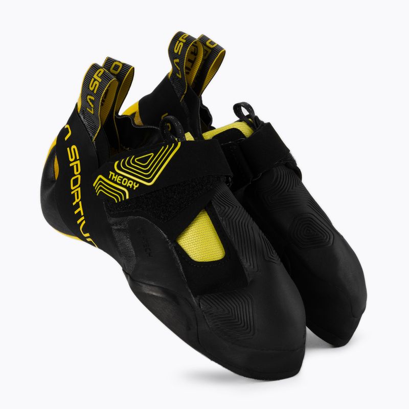 La Sportiva Theory pantof de alpinism pentru bărbați negru și galben 20W999100_38 5