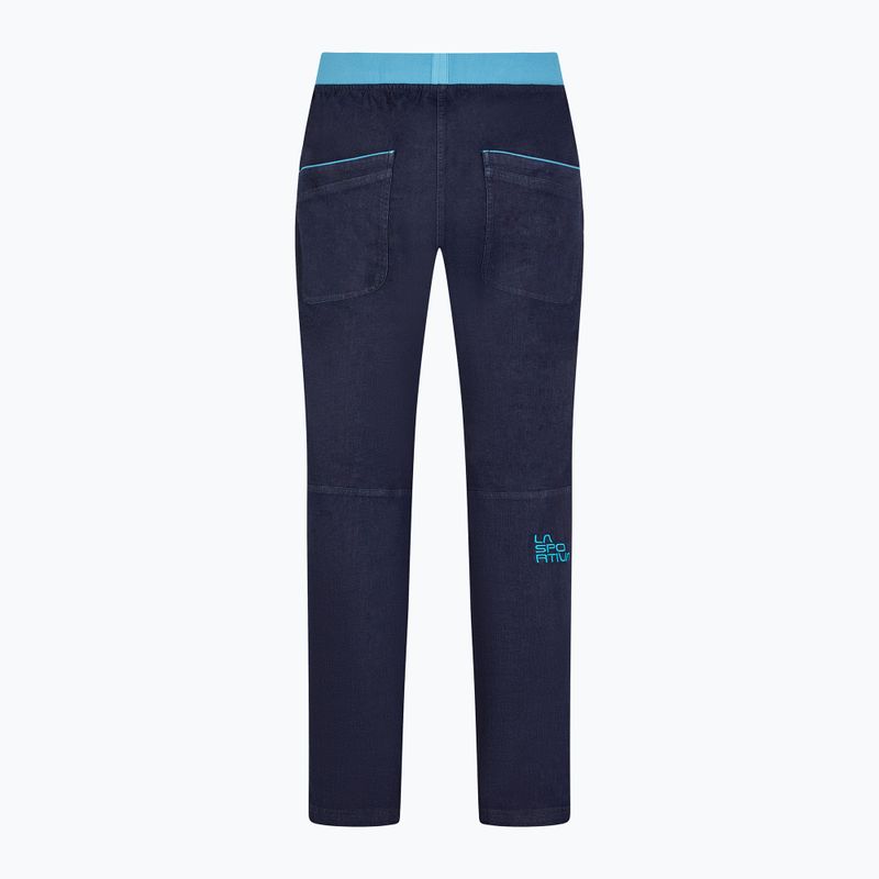Pantaloni de alpinism pentru bărbați La Sportiva Cave Jeans albastru marin H97610624 2