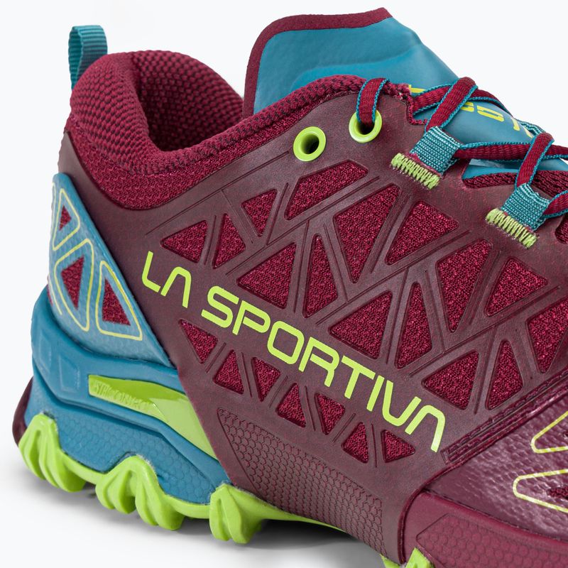 La Sportiva Bushido II pantofi de alergare pentru femei burgundy-blue 36T502624 11