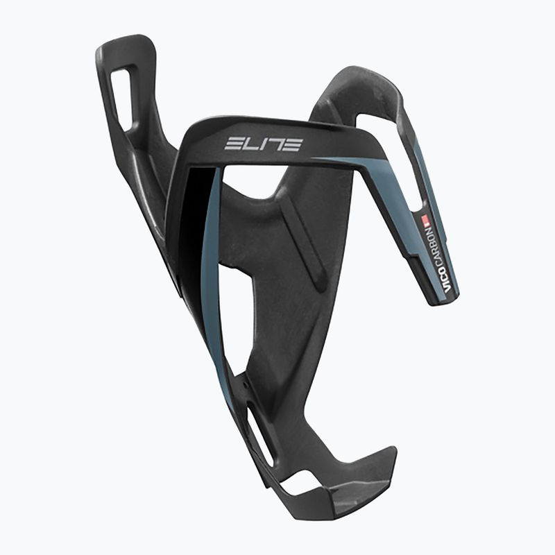 Elite Vico Carbon mată/grafic albastru pentru bidon Elite Vico Carbon