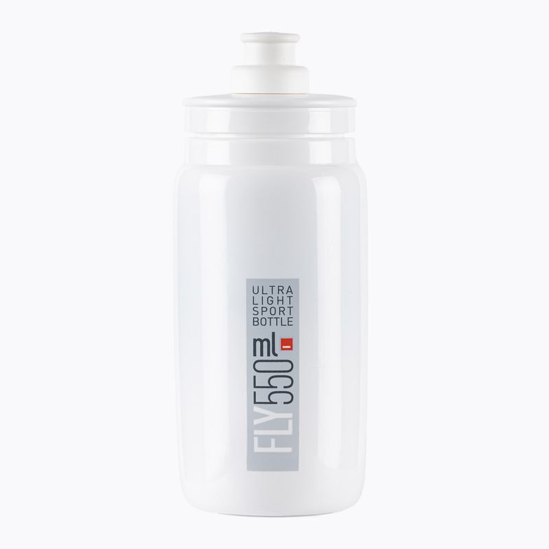 Bidon pentru biciclete Elite FLY alb-gri EL01604309 2