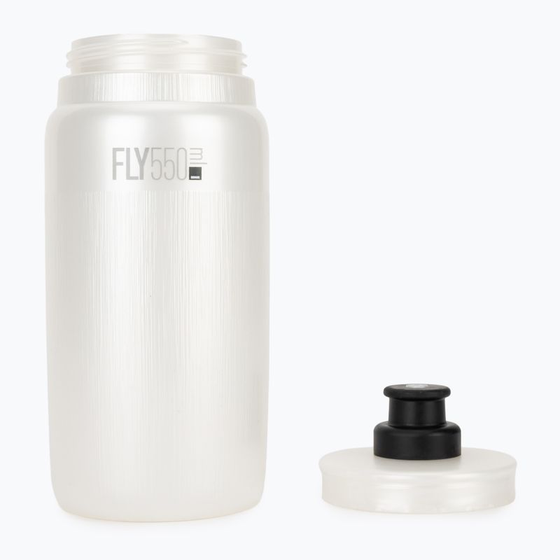 Bidon pentru bicicletă Elite FLY Tex 550 ml pearl white 4
