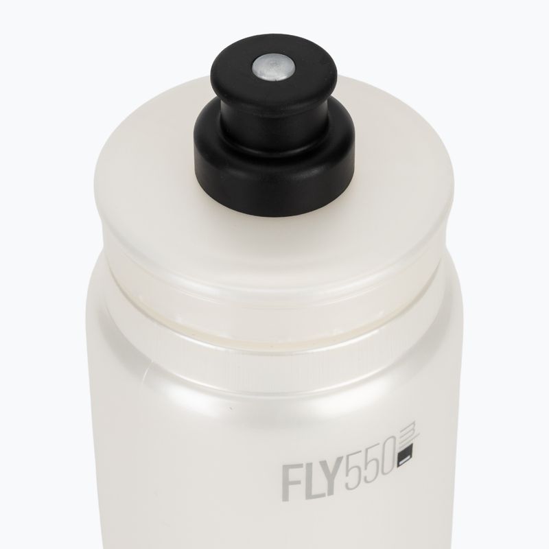Bidon pentru bicicletă Elite FLY Tex 550 ml pearl white 5