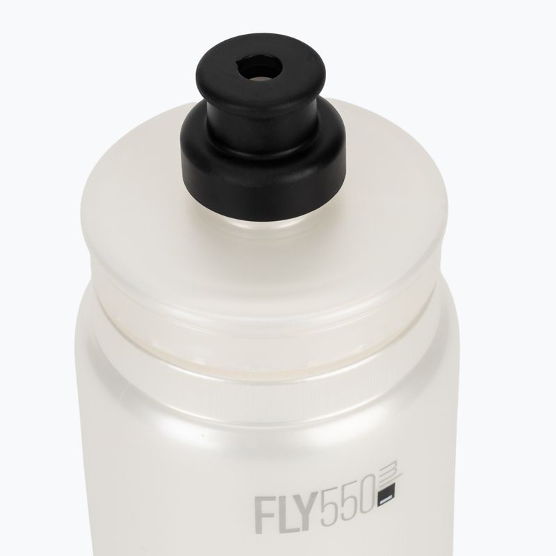 Bidon pentru bicicletă Elite FLY Tex 550 ml pearl white 6