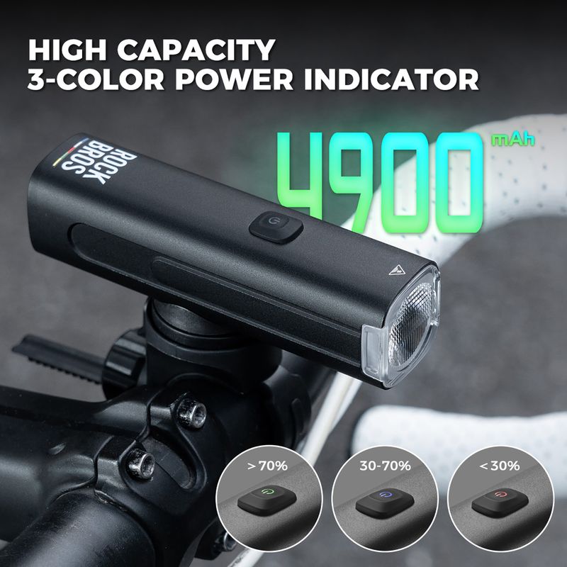 Far de bicicletă față Rockbros 2410008003 Bike Front Light 1500 Lumen black 4