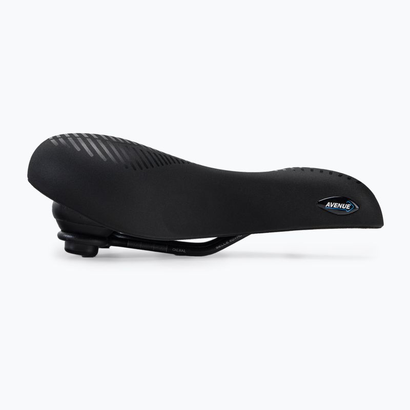 Șa de bicicletă cu gel cu elastomeri pentru bărbați Selle Royal Classic Moderate 60st. Avenue negru 8466HGCA38096 2