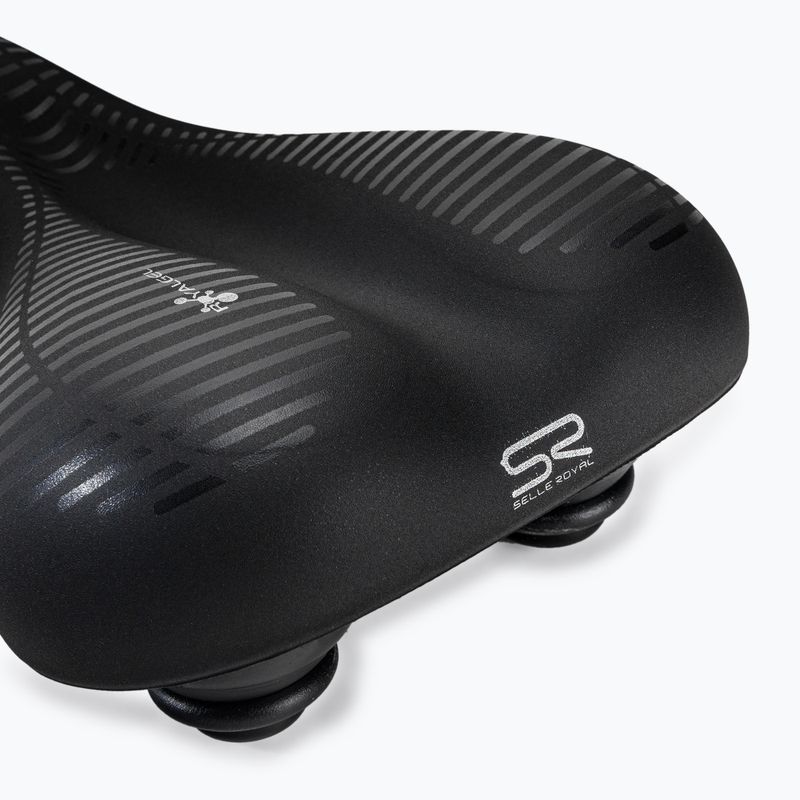 Șa de bicicletă cu gel cu elastomeri pentru bărbați Selle Royal Classic Moderate 60st. Avenue negru 8466HGCA38096 5