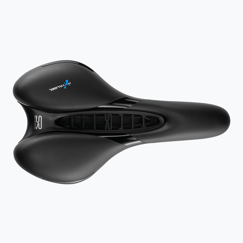 Șa de bicicletă Selle Royal Respiro Soft Athletic 45 grade negru 5130HRTB391L4 8