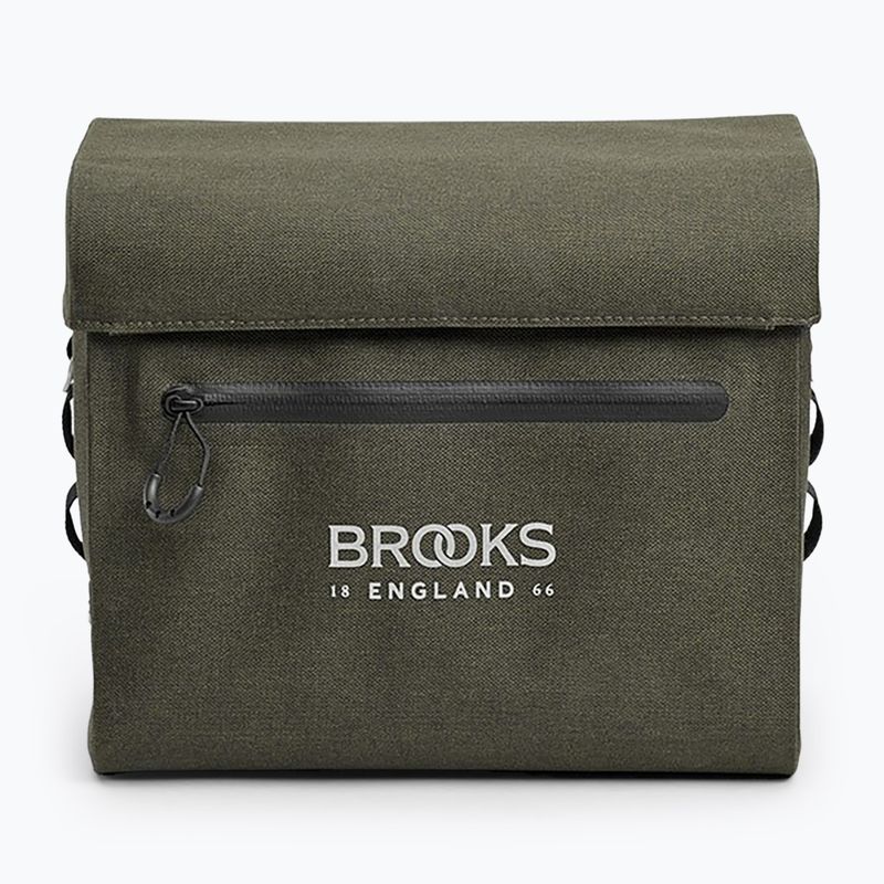 Geantă de bicicletă pentru ghidon Brooks England Scape Case 8 l mud green 2