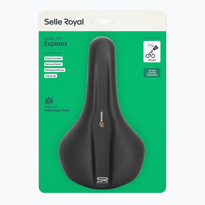 Șa de bicicletă Selle Royal Explora Athletic 45St. black 4