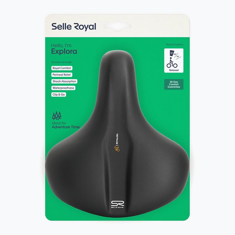 Șa de bicicletă  Selle Royal Explora Relaxed 90St. black 4