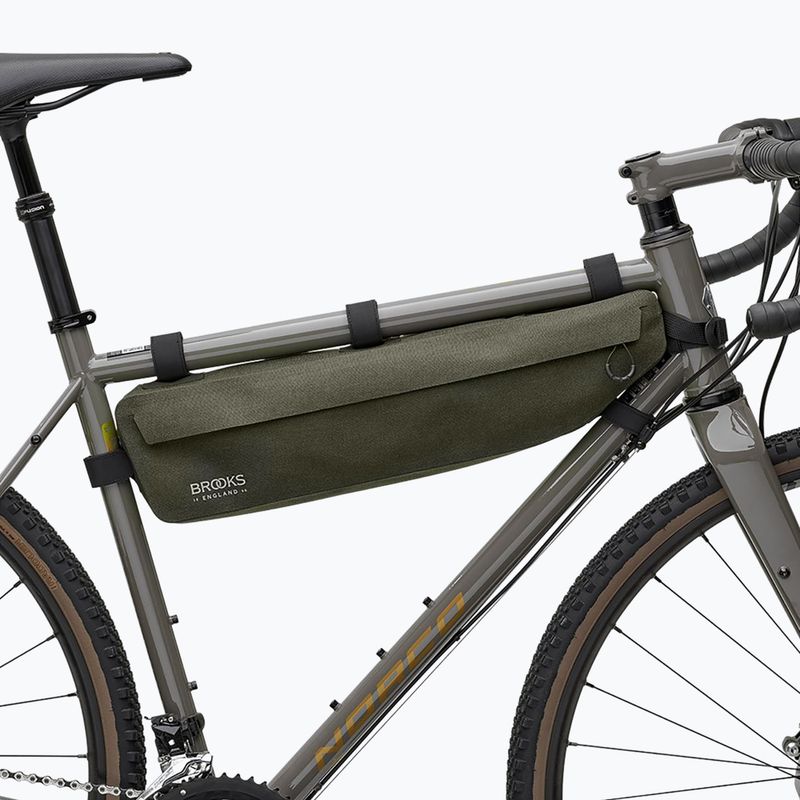 Geantă de bicicletă pentru cadru Brooks England Scape 3,5 l mud green 5