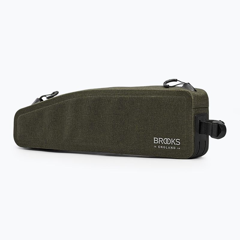 Geantă de bicicletă pentru cadru Brooks England Scape Long Top 1,5 l mud green 2