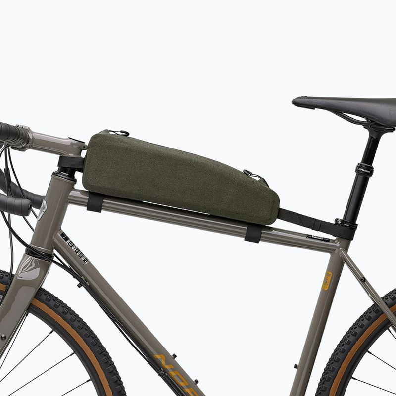 Geantă de bicicletă pentru cadru Brooks England Scape Long Top 1,5 l mud green 5