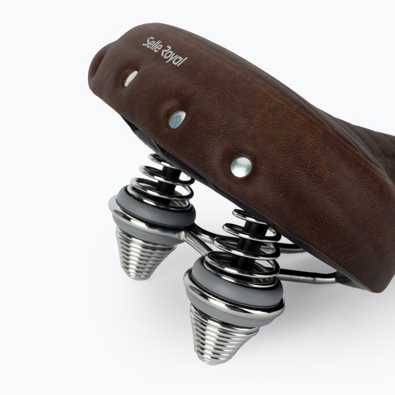Șa de bicicletă Selle Royal Premium Relaxed 90St. Drifter Plus brown 5