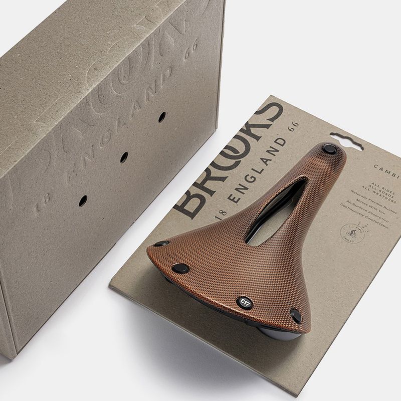 Șa de bicicletă Brooks England C17 Carved orange 8