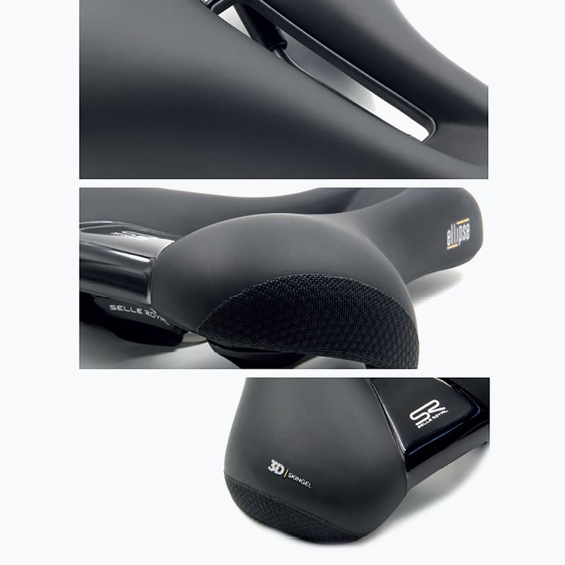 Șa de bicicletă Selle Royal Premium Athletic 45st. Ellipse black 7