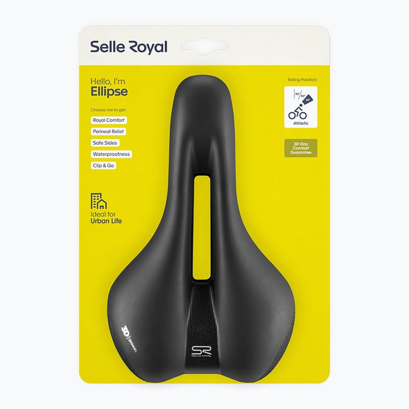 Șa de bicicletă Selle Royal Premium Athletic 45st. Ellipse black 8