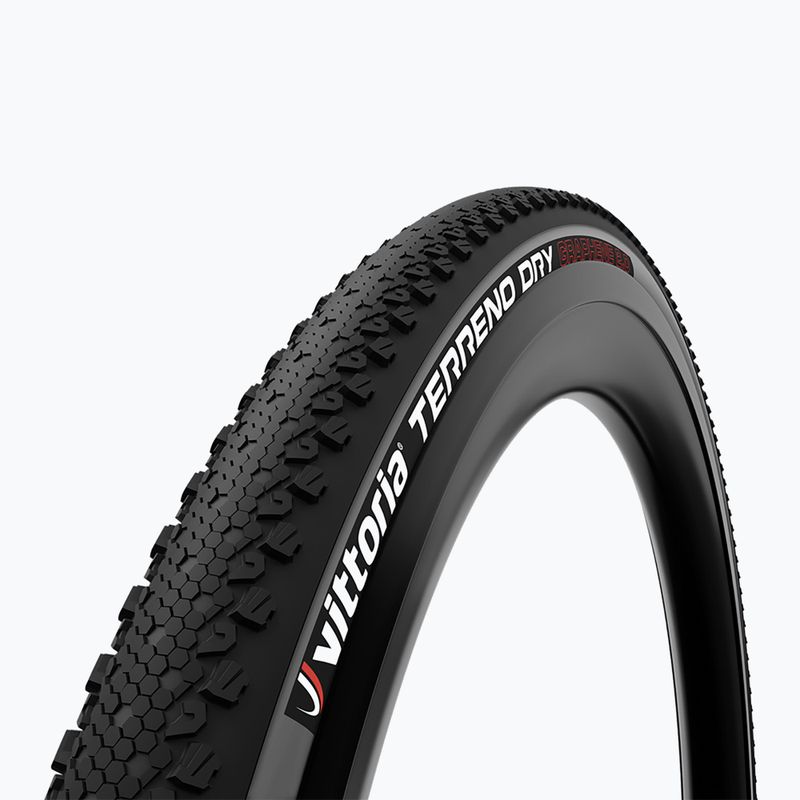 Anvelopă de bicicletă Vittoria Gravel Terreno Dry G2.0 TNT negru/antracit