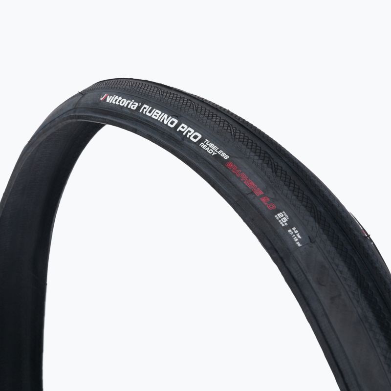 Anvelopă de bicicletă Vittoria Rubino Pro TLR G2.0 700 x 28C neagră 3