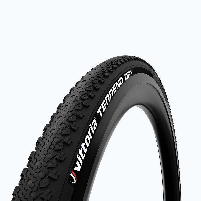 Anvelopă de bicicletă Vittoria Gravel Terreno Dry drut 700 x 38C neagră 5