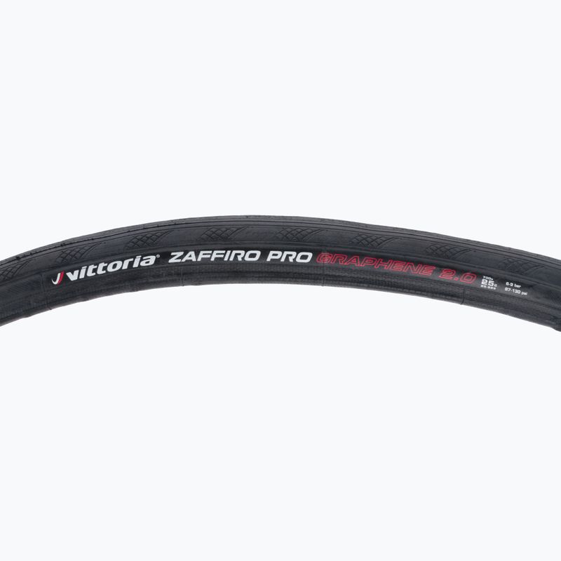 Anvelopă de bicicletă Vittoria Zaffiro Pro V G2.0 700 x 25C neagră 3