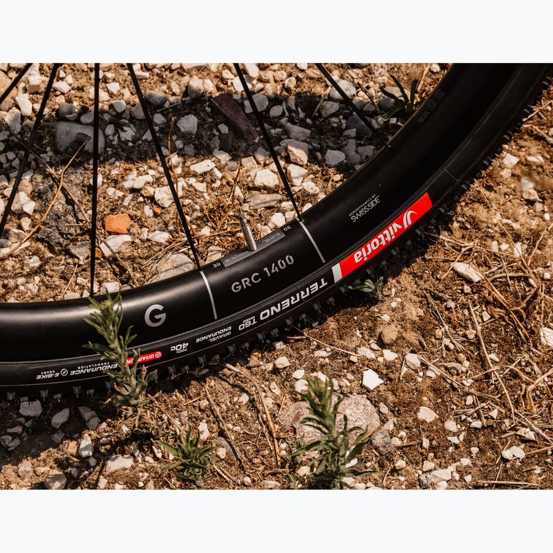 Anvelopă de bicicletă Vittoria Terreno T60 G2.0 TLR Gravel Endurance 700x40c black/brown 6